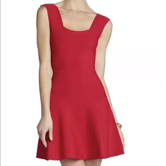 BCBG MaxMara Small Bandage Fit and Flare Dress - Picture 6 of 10